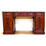 Vintage mahogany kneehole buffet