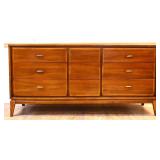 MCM Kent Coffey Simplex II 9 drawer dresser