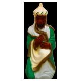 Vntg 28in Wise Man in green blow mold NO SHIPPING