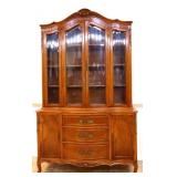 Vintage French Provincial 1 piece china cabinet