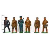 Lot of 6 vintage lead soldiers