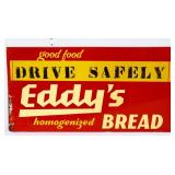 Vntg metal 29x15 Drive Safe Eddy