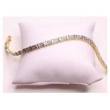 GENUINE DIAMOND TENNIS BRACELET