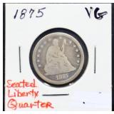1875 seated liberty quarter