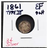 1861 trine coin