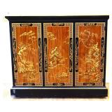 Drexel black Asian flip top server