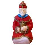 Vntg 25in kneeling wise man blow mold NO SHIP