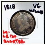 1818 bust quarter
