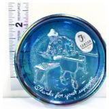 Fenton 2007 FAGCA blue supporter mini plate