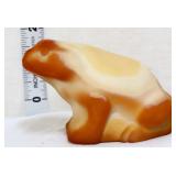 Fenton FAGCA 2006 chocolate slag satin frog