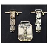 Lot of 3 heavy equipment watch fobs
