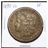 1890 Carson City Morgan silver dollar