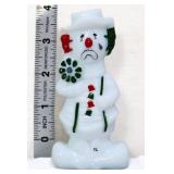 Boyd 4in milk glass Virgil The Clown figure