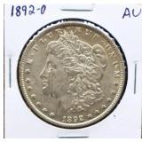 1892O Morgan silver dollar