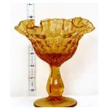 Fenton amber open compote