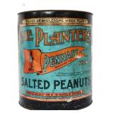 Vintage 10lb Planters Peanut Pennant peanut tin
