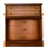 MCM 5 drawer brown/cream tall chest see pics