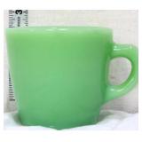 Vntg Fire King jadeite coffee cup