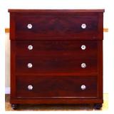 Vintage 4 drawer sheraton tall chest see pics