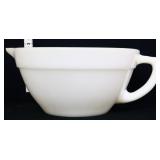 Vntg Fire King milk glass batter bowl