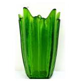 Viking 9in stockholm green epic spike vase