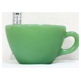Vintage Fire King jadeite heavy coffee cup