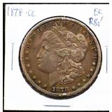 1878 Carson City Morgan silver dollar