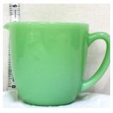 Vintage Fire King jadeite milk pitcher