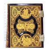 1800s Parallel Illustrated bible see pics