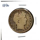 1896 barber half dollar