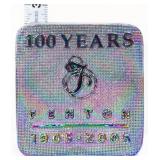 Fenton amethyst carnival 100th Anniversary sign