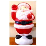 Vintage 19in waving Santa blow mold NO SHIP