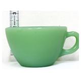 Vintage Fire King jadeite heavy coffee cup