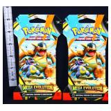 Lot of 2 sealed Pokemon Mega Evolution card sets