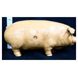 Cast iron pig bank