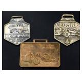 Lot of 3 Euclid Equipment watch fobs