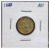 1883 seated liberty dime
