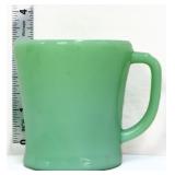 Vntg Fire King jadeite D handle coffee mug