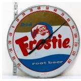 Vntg 12in Frostie Root Beer thermometer no glass