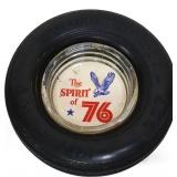 6in Firestone Bicentennial tire adv ashtray