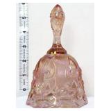 Fenton pink iridescent lily of the valley bell