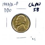 1943P Jefferson nickel