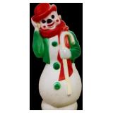 Vntg 32in snowman blow mold no cord NO SHIPPING
