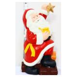 Cast iron 9in Santa Claus doorstop