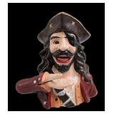 Cast iron pirate bank