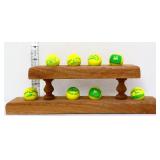 John Deere 125th Anniversary marble coll. w/ stand