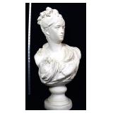 28in chalkware lady bust