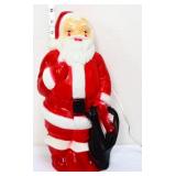 Vntg 13in Santa blow mold NO SHIP