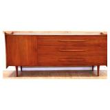 MCM 3 drawer 1 door dresser