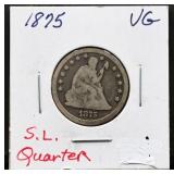 1875 seated liberty quarter